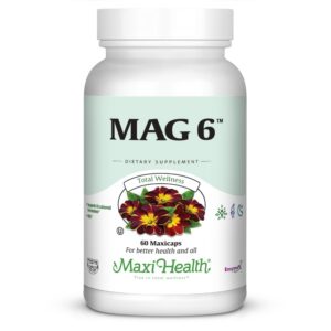 Version 1.0.0 Frente del envase Maxi Health Magnesio B6 glicinato
