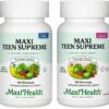 Frente del producto Maxi Health multivitamínico para adolescentes