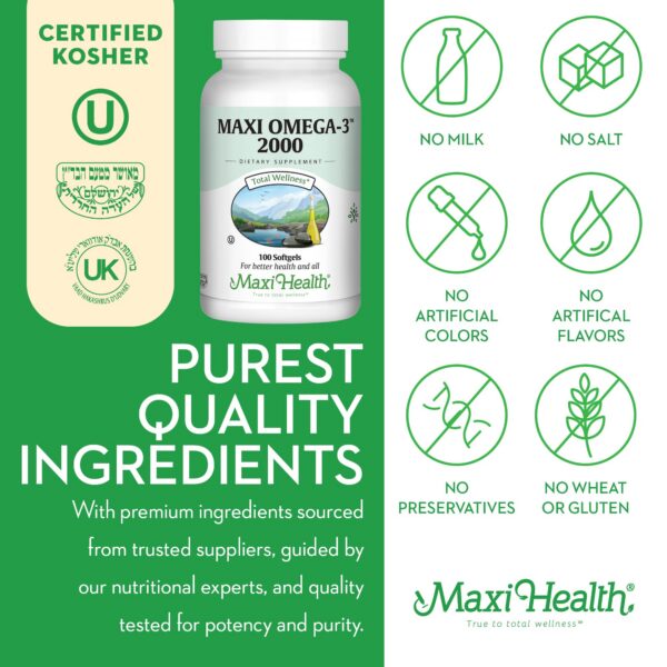 Cápsula de Omega 3 Maxi Health