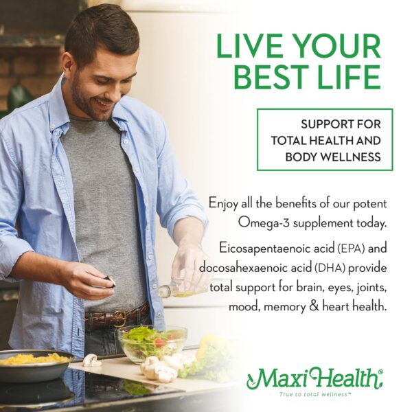 Cápsulas blandas Omega 3 Maxi Health