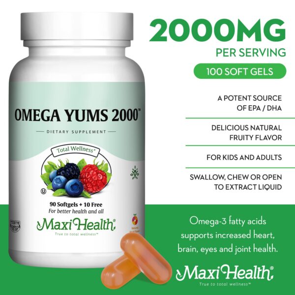 Capsulas suaves Maxi Health Omega 3