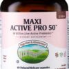 Maxi Health Probiotic Plus suplemento 50 mil millones CFU 15 cepas