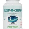 Maxi Health Sleep-O-Chew tabletas masticables melatonina y magnesio