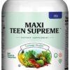 Frasco frontal Maxi Health multivitamínico para adolescentes