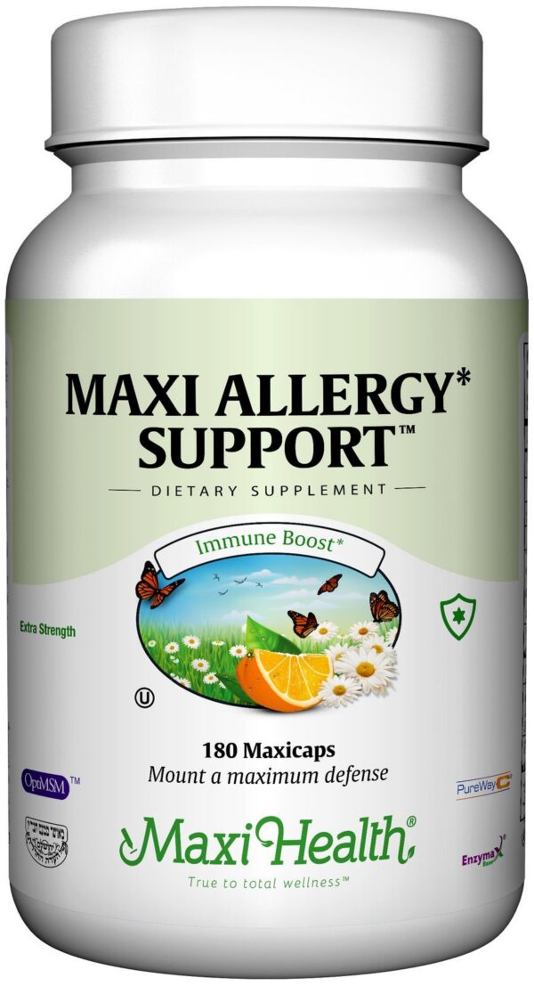 Maxi Health Support Allergy Vitamina C con MSM salud sinusal