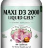 Maxi Health vitamina D3 2000 UI cápsulas líquidas