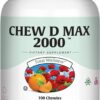 Frasco Maxi Health Vitamina D3 2000 UI masticables