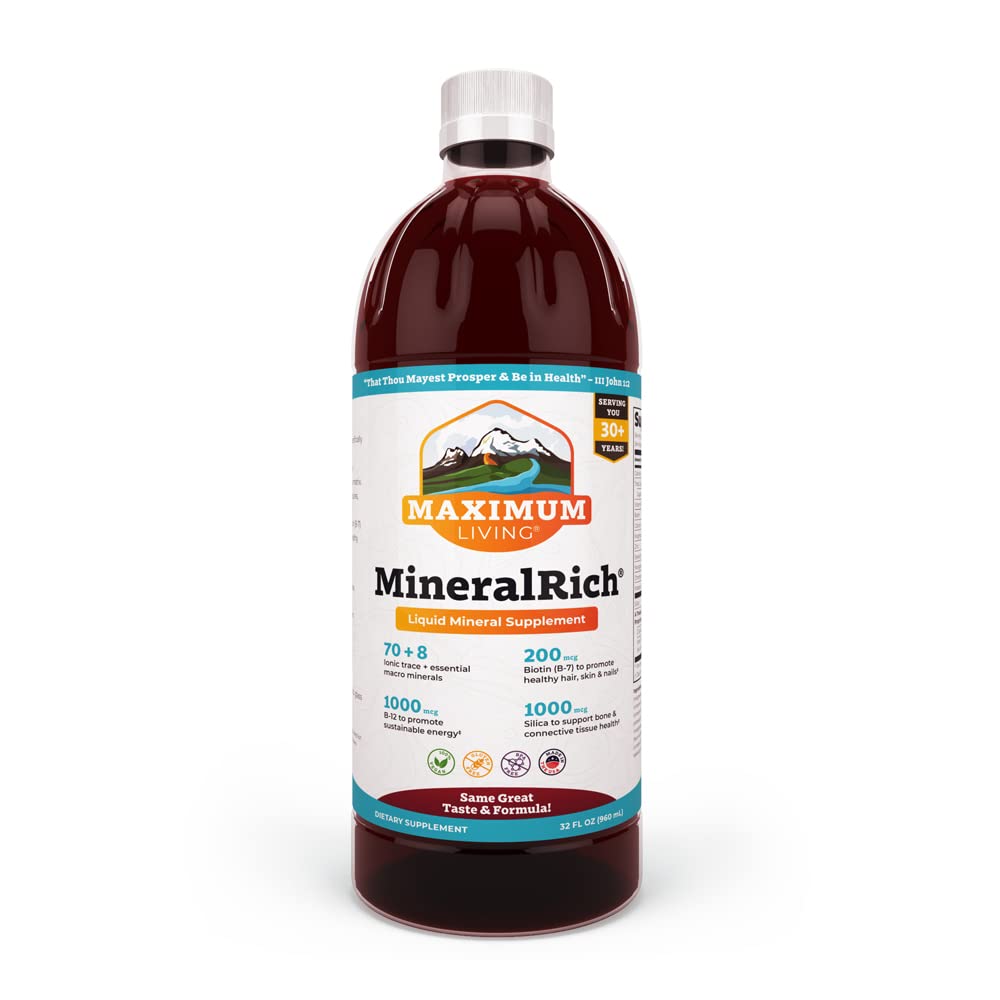 Maximum Living MineralRich Liquid Mineral Supplement