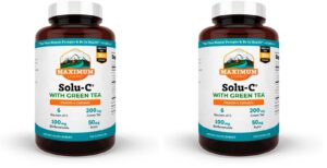 Frente del Maximum Living Solu-C con té verde