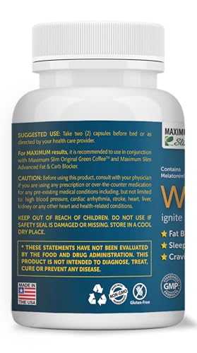 Version 1.0.0 Maximum Slim Nocturno etiqueta