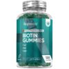 maxmedix gomitas biotina 5000mcg para cabello y piel 120 unidades
