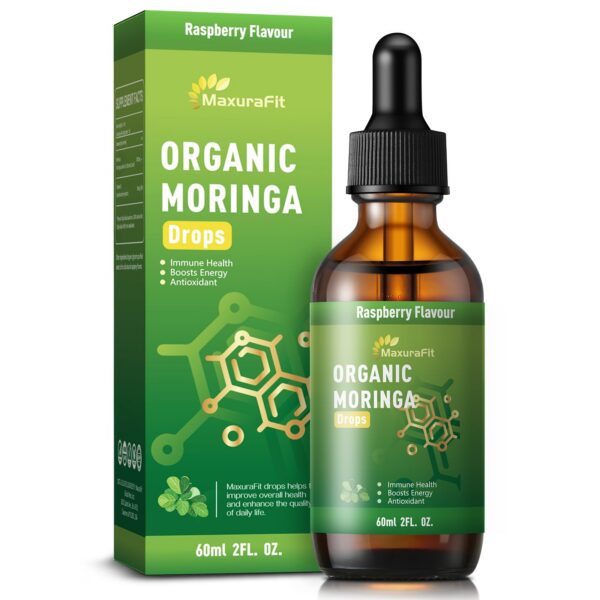 Frasco MaxuraFit Moringa Drops frente