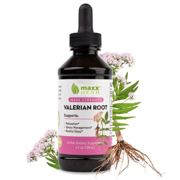Maxx Herb extracto líquido raíz de valeriana botella 4 oz