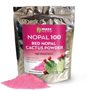 Maxx Herb polvo de nopal rojo bolsa frontal