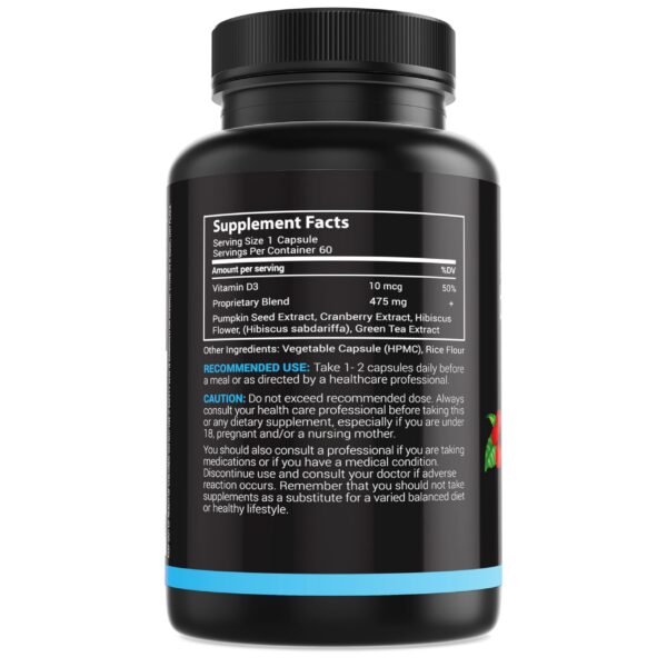 Cápsulas para control de vejiga y cúrcuma líquida MaxX Labs producto