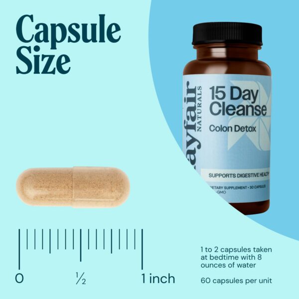 Mayfair Naturals Limpieza de Colon promueve intestino limpio