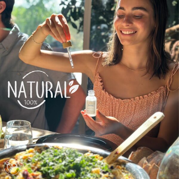 Detalle de minerales en frasco MAYU