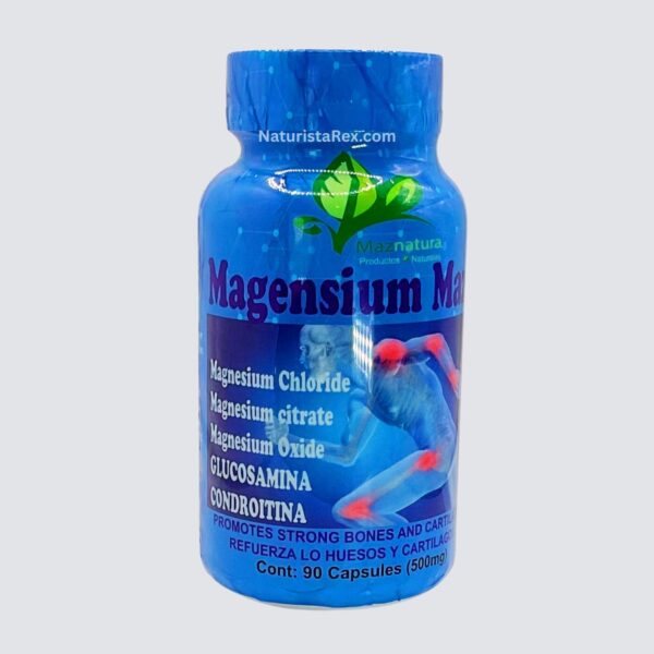 Maznatura glucosamina condroitina cápsulas soporte articular amarillo