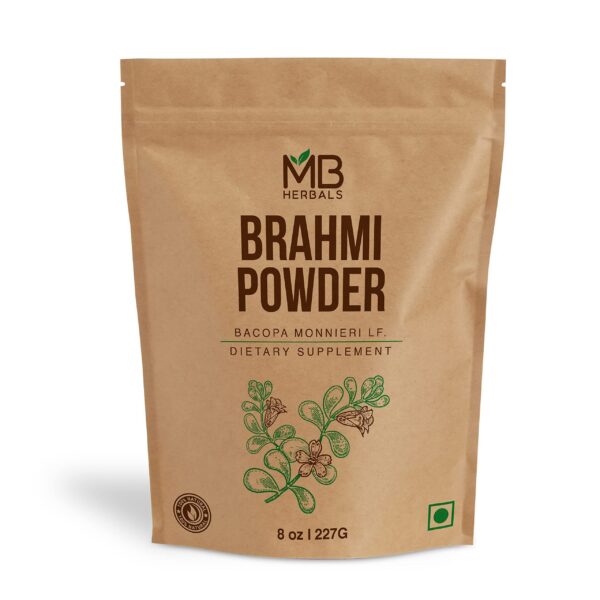 Polvo de Brahmi MB Herbals frasco