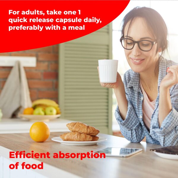 Detalle de cápsulas vegetarianas