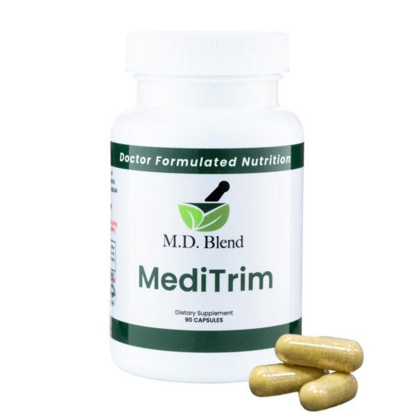 M.D. Blend MediTrim suplemento cápsulas frijol de café verde té verde
