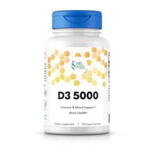 Botella MD Logic Health D3 5000 - vitamina d3 en aceite de oliva