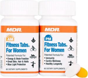 MDR Fitness Tabs multivitamínico energía mujeres envase