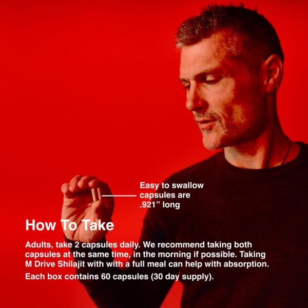 Cápsulas Mdrive Shilajit paquete cerrado