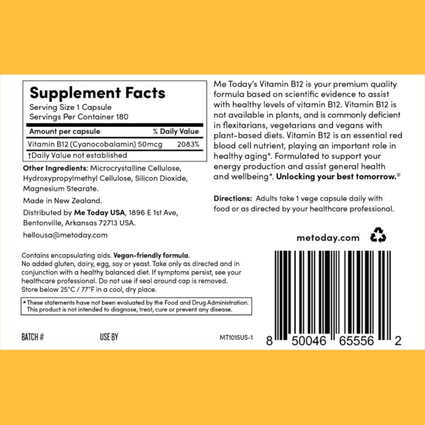 Información de ingredientes