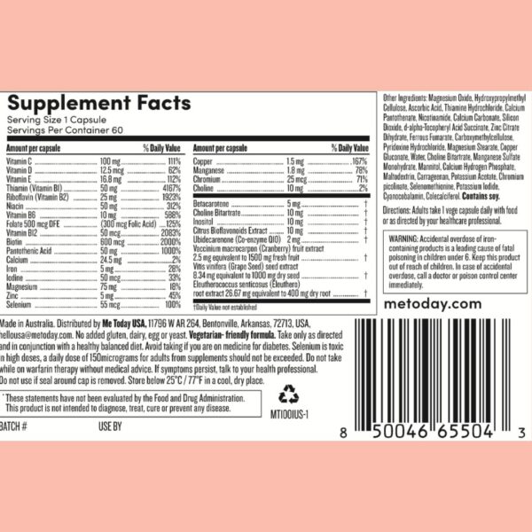 Version 1.0.0 Cápsula vegetariana Me today