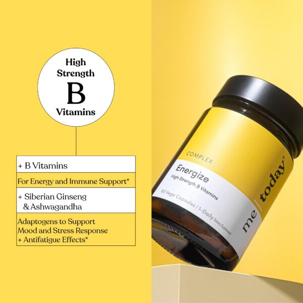 Etiqueta de ingredientes y vitaminas B