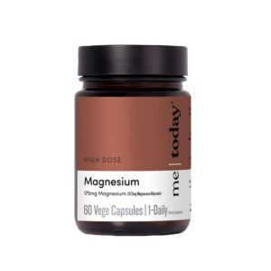 Version 1.0.0 Frente de la botella Me Today magnesio glicinato 175 mg