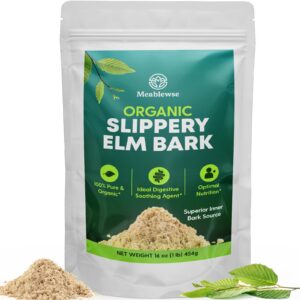 Slippery Elm polvo olmo resbaladizo frasco