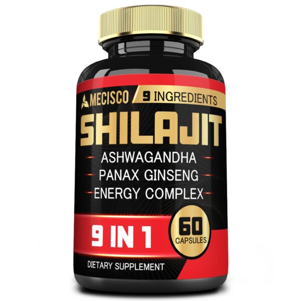 Frente del frasco Mecisco Shilajit