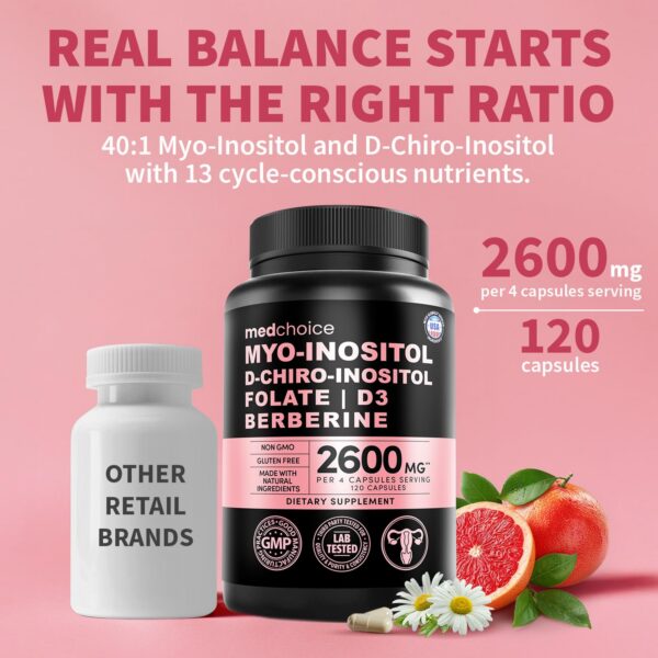 Etiqueta MEDCHOICE Inositol 14 en 1