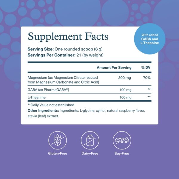 Medida de polvo de magnesio Youtheory