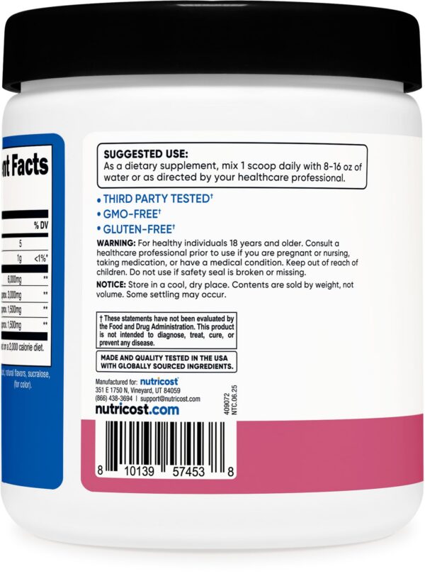 Version 1.0.0 Porciones medidoras para BCAA