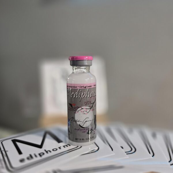 Etiqueta lateral de Mediphorm Ácido Hialurónico 30ml