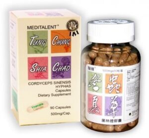 Cápsulas de Cordyceps Sinensis Hyphas Micelio 500mg