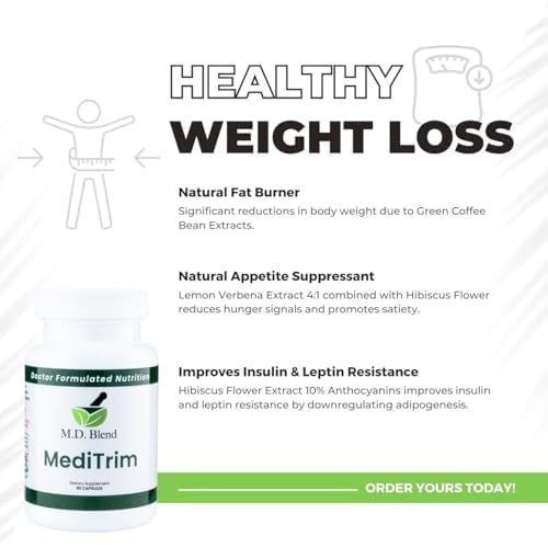 MediTrim comprimidos para control de apetito y bienestar formulado por expertos