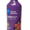 Medline Cranberry+ suplemento líquido salud urinaria frasco frontal