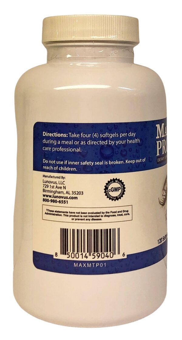 Version 1.0.0 Etiqueta de MedOp Pro con omega-3