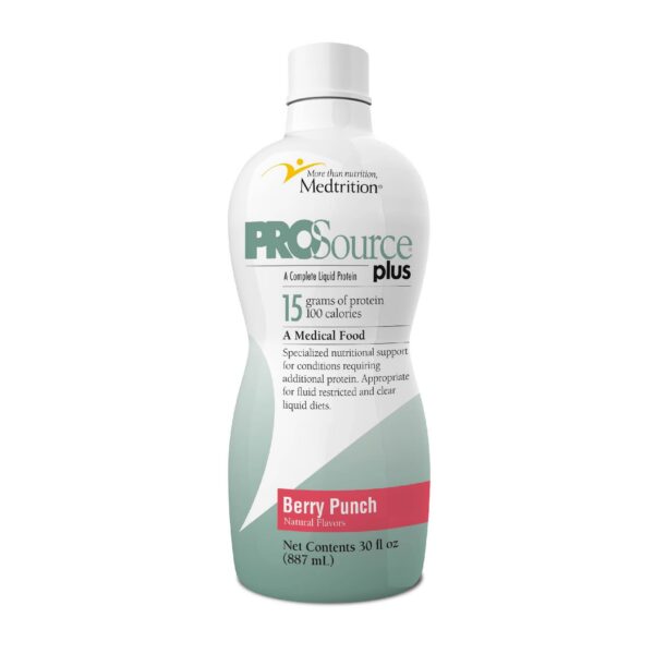 Etiqueta frontal de ProSource Plus Berry Punch