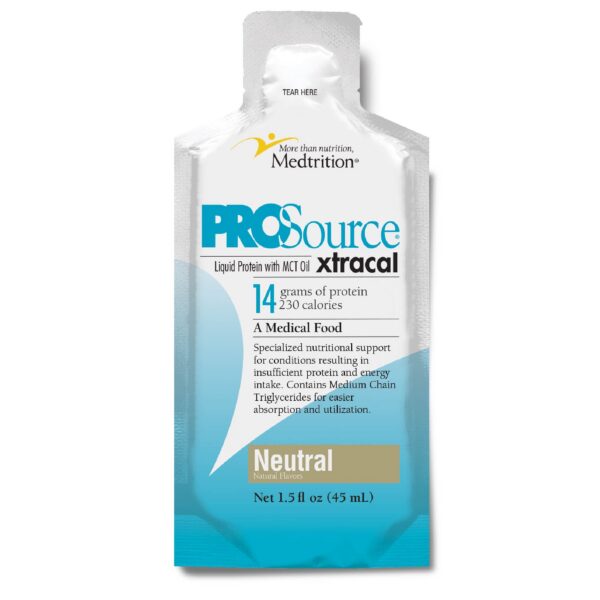 Frasco de Medtrition XtraCal Plus - etiqueta
