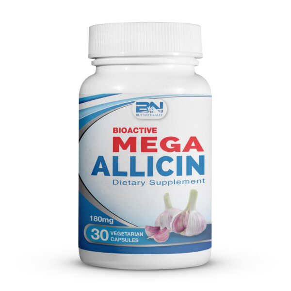 Mega Allicin cápsula vegetariana allicina puro ajo
