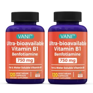 Version 1.0.0 Cápsula y etiqueta de Mega Benfotiamine 750 mg