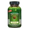 Mega Complejo Vitamina B Irwin Naturals botella 60 cápsulas blandas