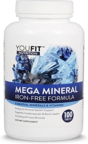 Frente de Mega Minerals YouFit Nutrition