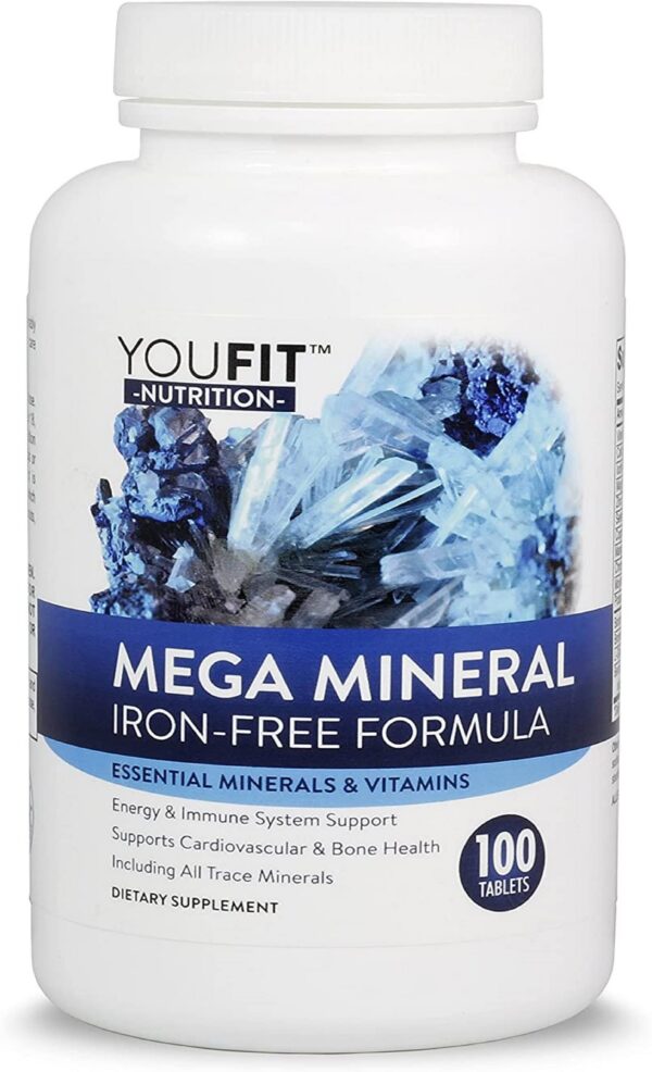 Frente de Mega Minerals YouFit Nutrition