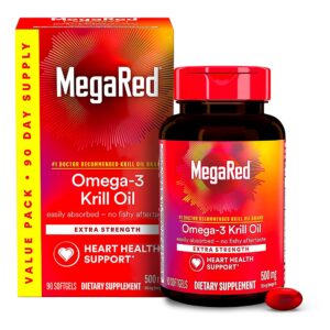 Frasco de MegaRed Krill Oil Antártico